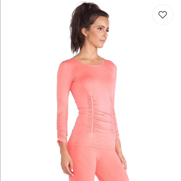 Adidas x Stella McCartney SEAMLESS TEE SHIRT TOP - Picture 2 of 4